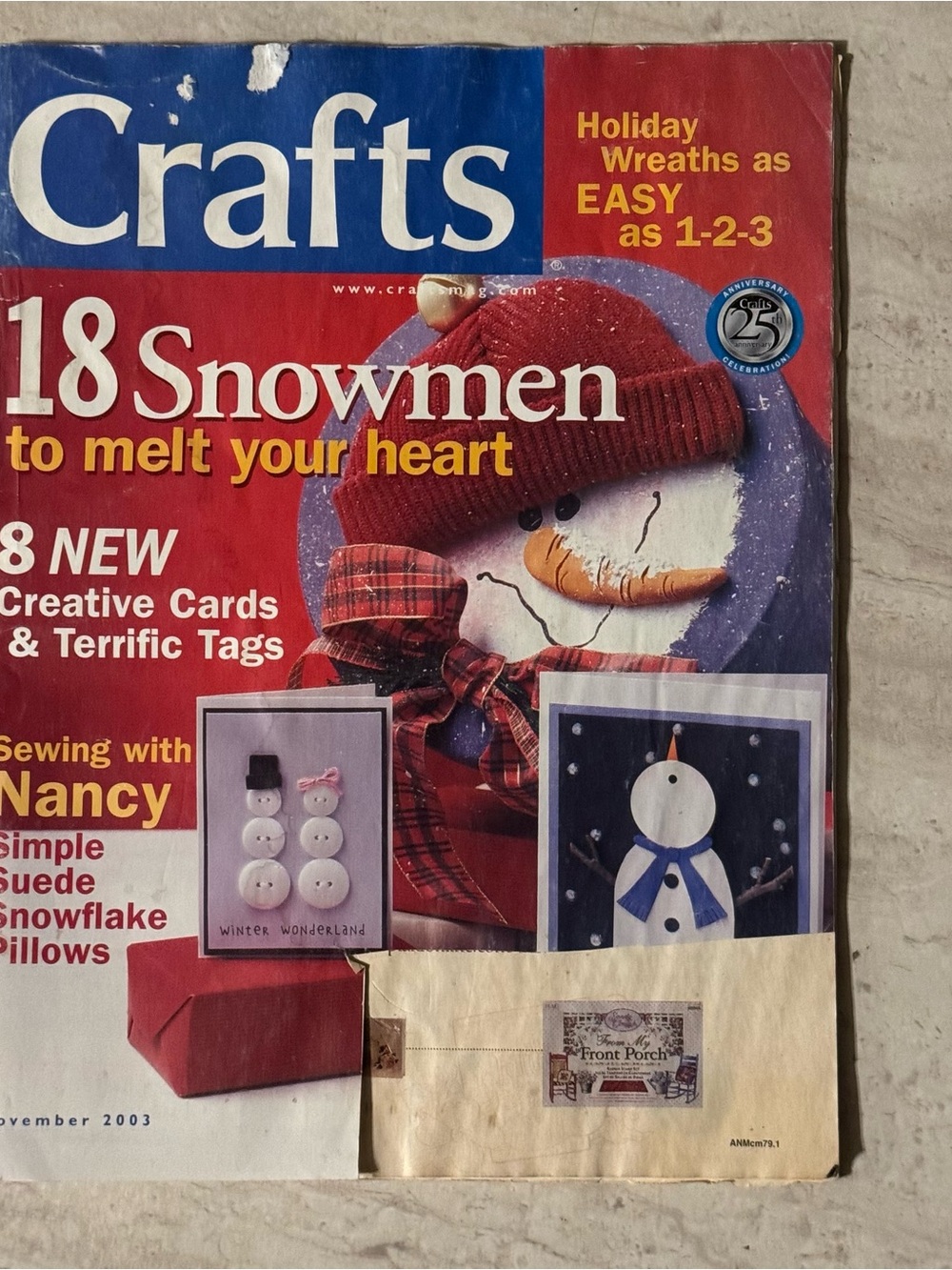 Crafts Magazine - 18‎ Snowmen Holiday Issue Vintage 2003